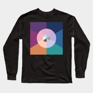 Abstract Circles In Various Cute Colors Long Sleeve T-Shirt